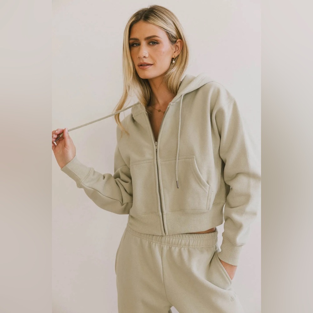 Bohme Ezra Zip Up in Sage